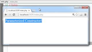 Constructors and Destructors PHP OOP [upl. by Onyx8]