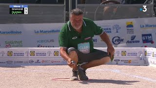 Mondial la Marseillaise à pétanque 2022  4e tour Quintais Suchaud Tierno vs famille Gramandi [upl. by Kcirnek]