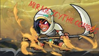 Brawlhalla mirage scythe combos noob to pro [upl. by Notseh]