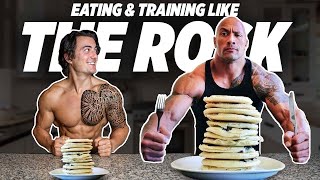 I TRIED DWAYNE THE ROCK JOHNSONS DIET amp WORKOUT [upl. by Sesylu]