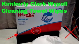 ✅ How To Use Kimberly Clark Wypall Cleaning Towel Wipes Review [upl. by Acirdna]