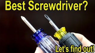 Best Screwdriver Set Craftsman Milwaukee Wera Wiha Klein Tools Felo PB Swiss Tekton [upl. by Ide708]