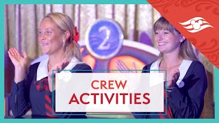 Disney Cruise Line Crew Activities [upl. by Bose153]