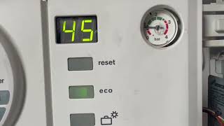 Older Worcester boiler HOW to fill up the pressure using the white key [upl. by Aneem]