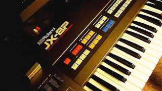 Roland JX8P Analog Synthesizer 1985 [upl. by Ahcsropal761]