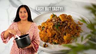 Probably the EASIEST Briyani Rice ever  Malaysian Style Tofu Nasi Briyani  VEGAN [upl. by Slack108]