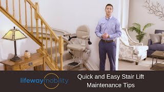 Quick and Easy Stair Lift Maintenance Tips  Lifeway Mobility [upl. by Angelo]