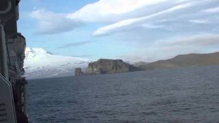 Jan Mayen  Vulkan hinter Wolken [upl. by Enelra485]