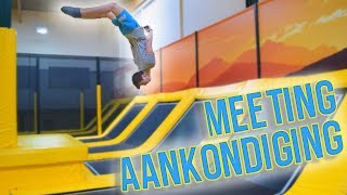 JUMPSKY TRAMPOLINE PARK MEETING AANKONDIGING [upl. by Pine]