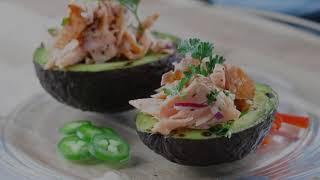 Smoked Salmon Stuffed Avocado [upl. by Rai]