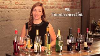 6 Basic Rules For Pairing Food With Wine Video [upl. by Notserp]