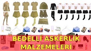 Bedelli Askerlik Çantasında Neler Olmalı  Bedelli Askerlik Alışveriş Listesi [upl. by Ijuy919]