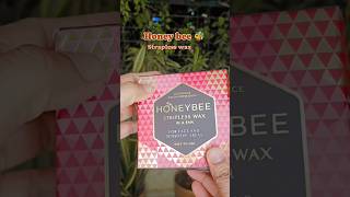 honey bee stripless wax at home waxing wax skincareroutine skincare asmr honeybee [upl. by Ute]