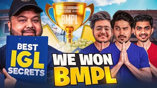 BEST IGL IN THE HISTORY OF BGMI  BMPL CHAMPIONS [upl. by Dita]