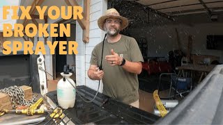 Garden Sprayer Troubleshooting and Repair [upl. by Perloff]