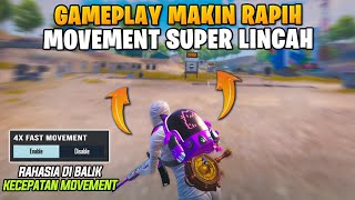 RAHASIA KECEPATAN MOVEMENT PRO PLAYER  TUTORIAL CARA JIGGLE PUBG MOBILE [upl. by Yv]