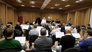 Bergen Big Band amp John Surman  Another Sky  studio rehearsal [upl. by Win661]