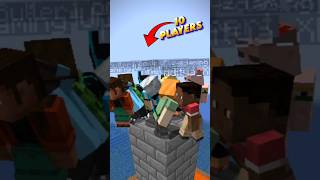 I Trapped 10 PLAYERS On a Tower  Minecraft Shorts [upl. by Elberta]