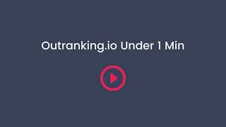 Outrankingio  Create SEO Content That Ranks  AIPowered Tools [upl. by Dyche]