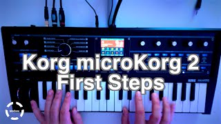 Korg microKORG2 first steps [upl. by Derrek197]