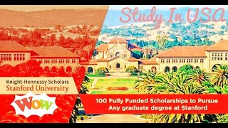 How To Apply For Knight Hennessy Scholars Programme At Stanford University Graduate Degree Program [upl. by Eniahpets]