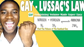 2024 JAMB How to solve Questions on Gay Lussacs Law of Combining Volume [upl. by Barrett]