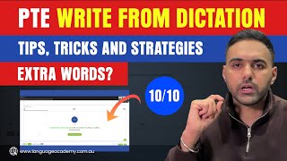 New PTE Write From Dictation Proven Tips Tricks and Strategies  Extra Words Language Academy [upl. by Sidoon357]