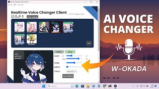 How to Setup Realtime Voice Changer AI  WOkada [upl. by Aseena637]