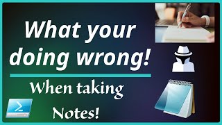 What your doing wrong when taking notes [upl. by Leveridge707]