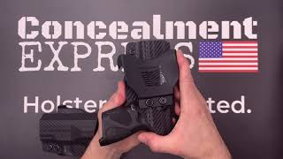 Taurus G2 OWB KYDEX Paddle Holster  Rounded Gear by Concealment Express [upl. by Geffner715]