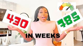 How I Raised My Credit Score From 430 to 785 In Months  How to Fix Your Own Credit creditrepair [upl. by Lanoil104]