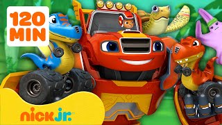 Blaze y Los Monster Machines  Recopilación de los mejores rescates de animales de Blaze  Nick Jr [upl. by Niattirb]