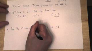 Sequences  Using and finding the nth term of a sequence [upl. by Norved]