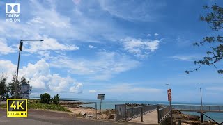 Scenic 4K Darwin Drive  Nightcliff Beach to Sunset Beach Fannie Bay Australias Top Attractions [upl. by Asaeret]