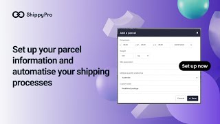 Set up parcel information and automatise your shipping processes [upl. by Ssyla891]