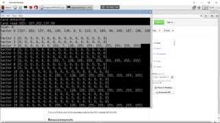 Raspberry Pi 2  MFRC522python  Dump RFID Tag data using mxgxwMFRC522python [upl. by Rad]