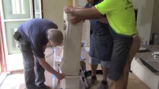 Part 2 of 4 How to Install a Fireplace Mantel Chimney Piece amp Hearth [upl. by Ursula239]