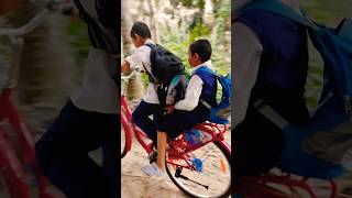 Ai bandhu ai dujon school te jai🥰😲smritiranivlogs shorts funnyvideo ytshorts [upl. by Courcy34]