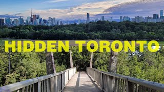 Hidden Path to Torontos Riverdale Park From Danforth Ave Aug 2021 [upl. by Sachsse762]