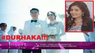 DURHAKA TAK DiRESTUI Ibu ASTY Ananta amp HENDRA Menikah Diam Diam  Gosip Terbaru 4 Oktober 2016 [upl. by Locin307]