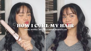 TUTORIAL amp REVIEW CATOKAN 2IN1 NVMEE SAGITARIUS  How I Curl My Hair [upl. by Hax]