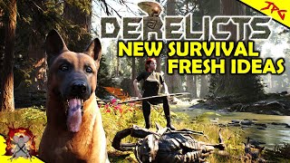 BRAND NEW SURVIVAL GAME DERELICTS  Fresh Survival Seasons Storms Grapple Hook Pet The Doggo [upl. by Leblanc]