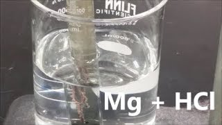 Molar Volume of Hydrogen Gas  Mg  HCl [upl. by Blumenfeld]