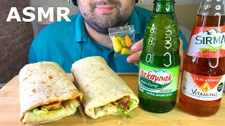 ASMR TURKISH DONER KEBAB IN ISTANBUL MUKBANG SHAWARMA EATING SOUNDS EATING SHOW [upl. by Levi]