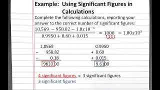 CHEMISTRY 101 Significant Figures in Calculations [upl. by Bannon930]