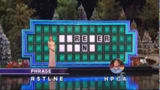 Wheel of Fortune  Bonus Under the Wire Nov 18 2013 [upl. by Oliviero]