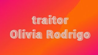 quotOlivia Rodrigo  Traitor  AIGenerated Versionquot [upl. by Nandor]