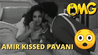 OMG  AMIR KISSED PAVANI  LIVE FOOTAGE🙄 This is Unfair 😨  Thug Thamizha  bigg boss 5 tamil [upl. by Sneve]