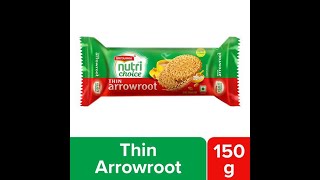 Britannia NutriChoice Thin Arrowroot Biscuits Review [upl. by Eciened]