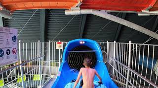 huge half pipe water slide [upl. by Nitsyrc935]